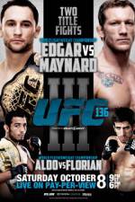 Watch UFC 136 Edgar vs Maynard III 2KMovies