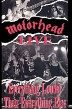 Watch Motorhead: Everything Louder Than Everything Else 2KMovies