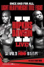 Watch Boxing Light Heavyweight Hopkins vs Dawson II 2KMovies