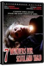Watch Seven Murders for Scotland Yard 2KMovies